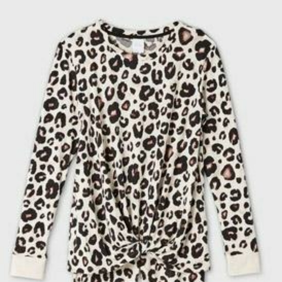 stars above Other - Stars Above Women Stucco Leopard PJ Top New, XS